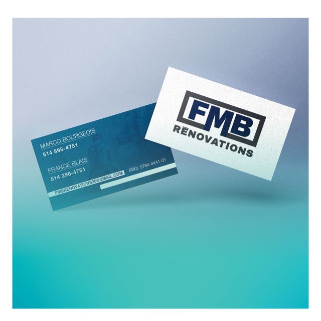 Conception de l'image de marque de FMB Rénovations. Ils nous ont fait confiance dans le processus de création de leur nouvelle entreprise! 🙂

#création 
#conception 
#branding 
#rénovation 
#projets